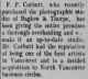 F.P. Carbutt news item, <i>The Express</i> (North Vancouver), 4 Jun 1909, p. 1.