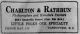 Charlton and Rathbun ad, <i>Vancouver Sun</i>, 3 Dec 1922, p. 17.