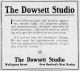 Dowsett Studio ad, <i>Chilliwack Progress</i>, 7 Dec 1922, p. 8.