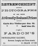 Noah Shakespeare's ad for Fardon's Photographic Gallery, Victoria <i>Vancouver Post</i>, 6 Mar 1866, p. 2 and 4.