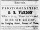 G.R. Fardon ad, <i>Victoria Daily Chronicle</i>, 31 Oct 1863, p. 2.