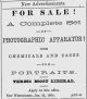 Christopher Fulton's ad, New Westminster <i>British Columbian</i>, 3 Feb 1864, p. 2.