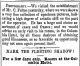 Christopher Fulton news item and ad, New Westminster <i>British Columbian</i>, 6 Aug 1862, p. 3.