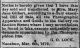 G.O. Lock and Mrs. Mary Jane Gilbert ad, <i>Nanaimo Free Press</i>, 11 Jun 1879, p. 1.