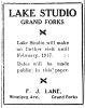Lake Studio ad, Greenwood <i>The Ledge</i>, 21 Dec 1916, p. 2.