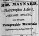 Mrs. R. Maynard ad, <i>Victoria Daily Standard</i>, 20 Jun 1870, supplement, between p. 2 and 3.