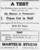 Martel's Photo Studio ad, <i>Saturday Sunset</i>, 15 Jun 1907, p. 4.