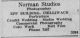 Norman Studios ad, <i>Chilliwack Progress</i>, 19 Jan 1949, p. 6.