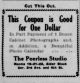 Peerless Studio ad, <i>Prince Rupert Daily News</i>, 23 Nov 1912, p. 4.