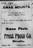 Prest and Company ad, Cranbrook <i>Prospector</i>, 28 Oct 1905, p. 4.