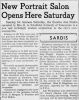 Rosetta Ann Studio news article, <i>Chilliwack Progress</i>, 25 Feb 1942, p. 3.