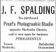 J.F. Spalding's ad, <i>Fernie Ledger</i>, 4 Jan 1905, p. 3.