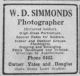 W.D. Simmonds ad, <i>Victoria Daily Times</i>, 14 May 1919, p. 12.