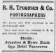 R.H. Trueman and Company ad, Vancouver <i>Province</i>, 7 May 1902, p. 3.