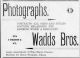 Wadds Brothers' ad, Vancouver <i>Daily World</i>, 20 Dec 1892, p. 1.