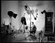 Art Jones among Artray studio equipment, 1950.