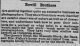Bovill Brothers news item, <i>San Francisco Journal of Commerce</i>, BC Edition, Feb 1888, p. 6.