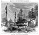 Indigenous village at Comox, <i>Harper's New Monthly Magazine</i>, Sep 1870, p. 498.