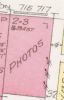 Detail from fire insurance plan showing the Maynard Building, 715-717 Pandora Avenue, Victoria, 1911-1913.