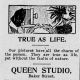 Queen Studio ad, <i>Nelson Daily Miner</i>, 31 Jan 1901, p. 3.