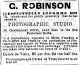 George Robinson's ad, Victoria <i>Colonist</i>, 9 May 1864, p. 2.