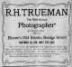 R.H. Trueman's ad, Grand Forks <i>Evening Sun</i>, 17 Oct 1905, p. 2.
