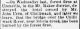 J.B. Uren news item, <i>Chilliwack Progress</i>, 21 Aug 1901, p. 1.