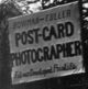 Bowman-Fuller Post-Card Photographer sign at Tete Jaune, ca. 1910s.